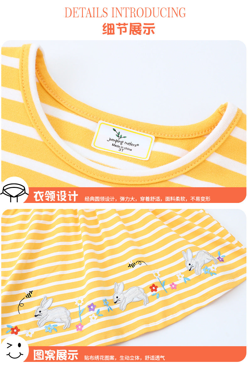 E26040813跨境童裝夏季新款針織女童