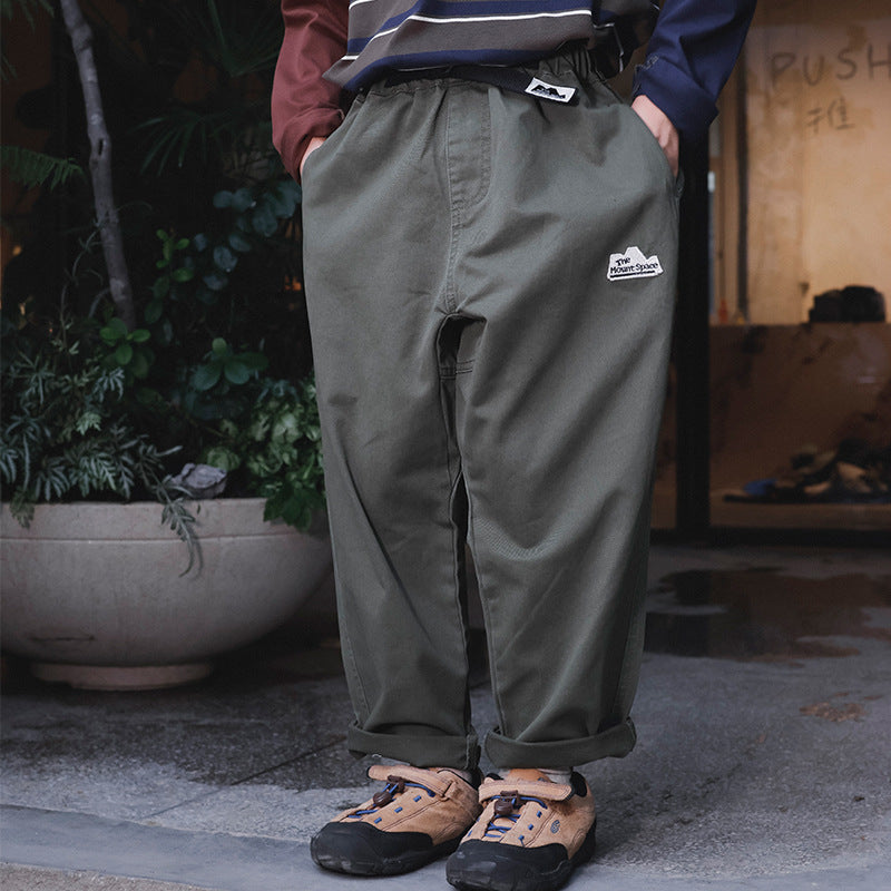 FK26032007現貨兒童褲子 新款男童機能工裝褲 戶外耐磨長褲 青少年直筒褲(FK開頭~需混搭3件~廠商才有出貨哦)(品質很好,請放心購買)