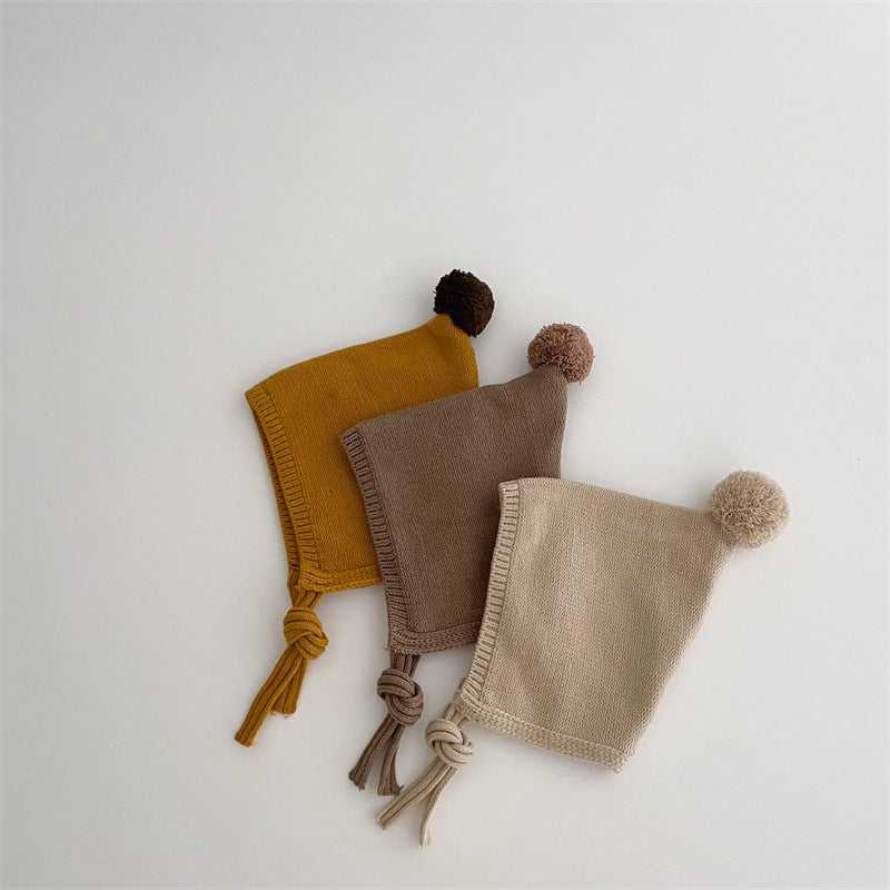 Z26010239秋季韓國兒童帽子冬季新款洋氣針織男童女童寶寶護耳帽批發