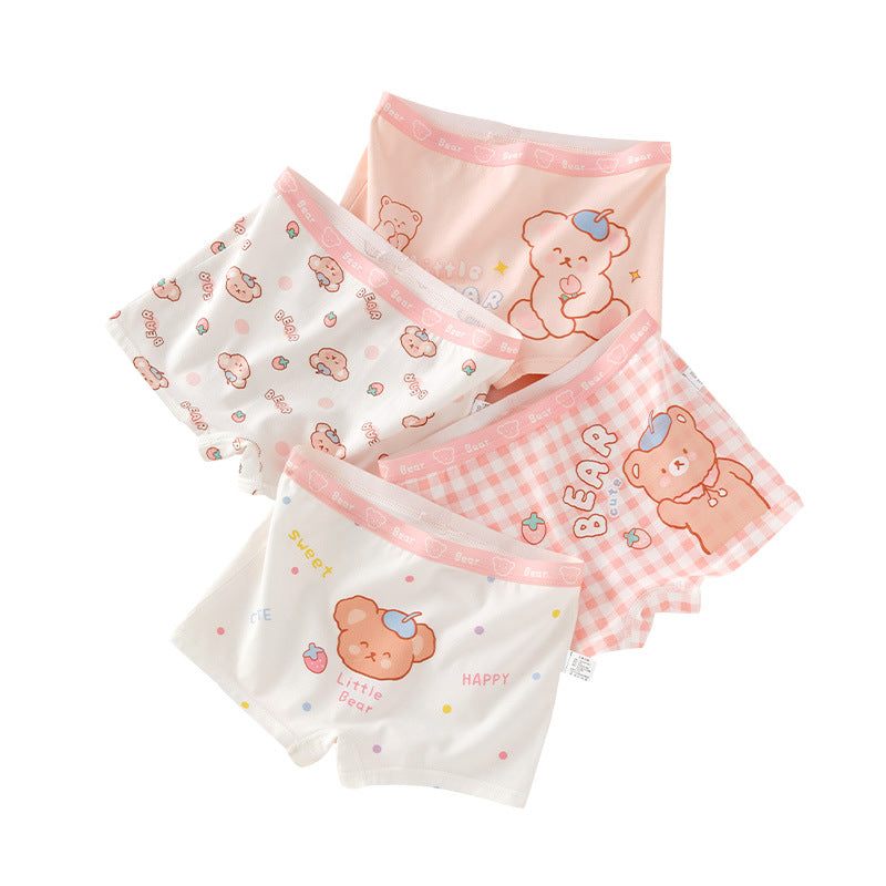 SB26030204女童內褲純棉A類棉兒童短褲女孩小童平角褲不夾屁股夏季薄款