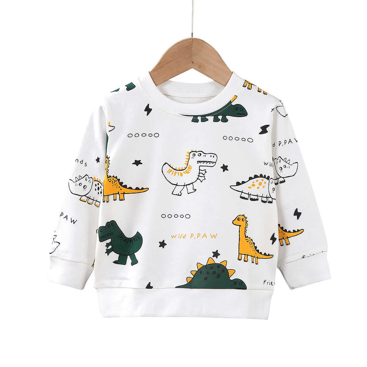 Z25022317春秋兒童衛衣打底衫中大童男女寶寶卡通