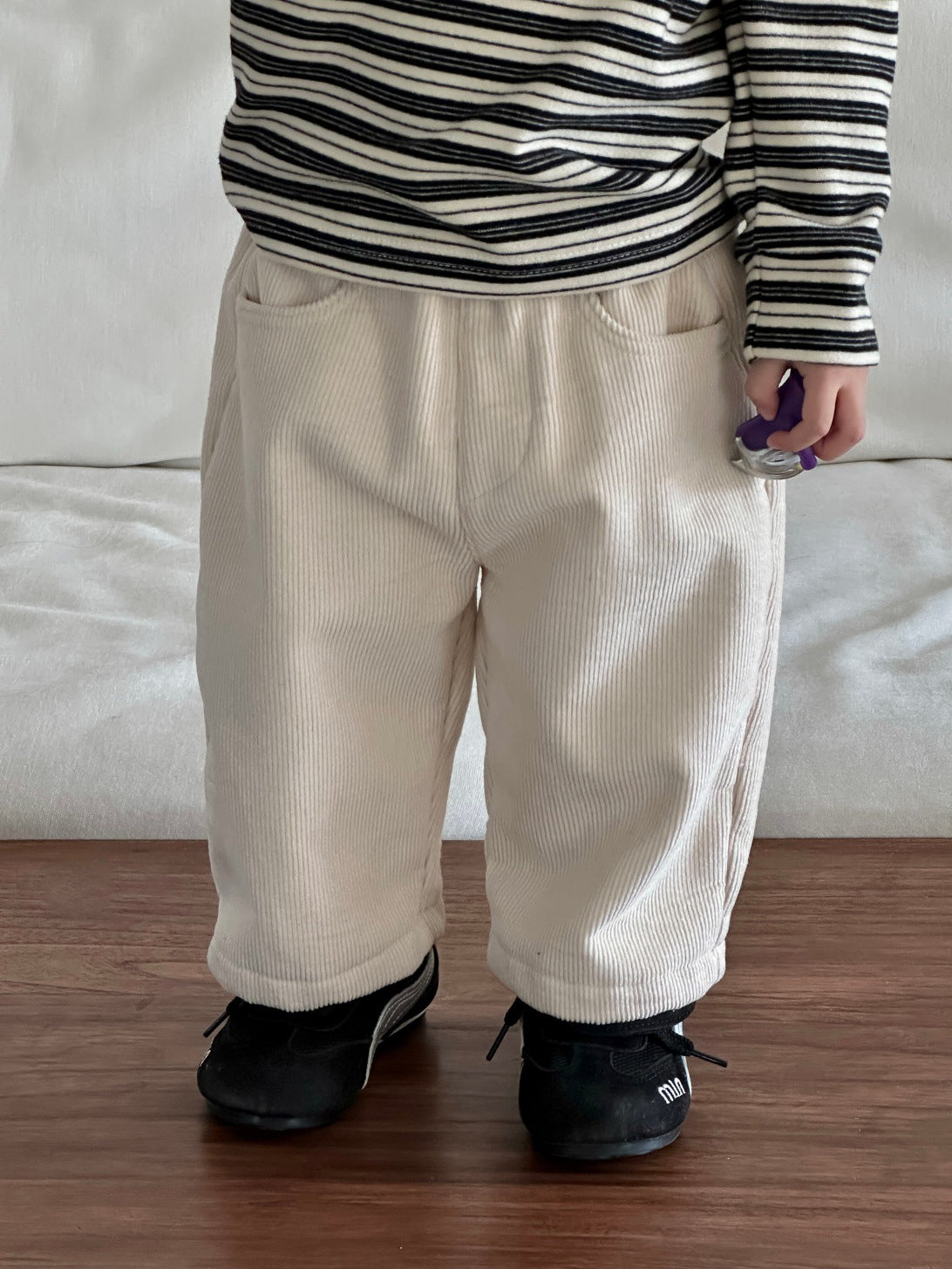 GN26012709兒童雙層棉馬甲裙2025新款秋冬裝打底衫韓版童裝男童加厚套裝