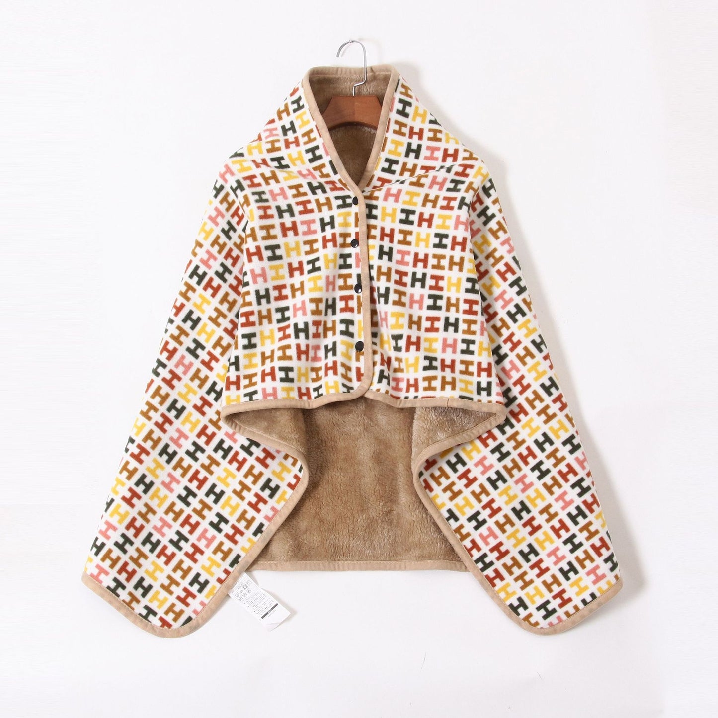 Z26010105日式無印秋冬消費潮蓋毯毛毯披肩針織外銷進口