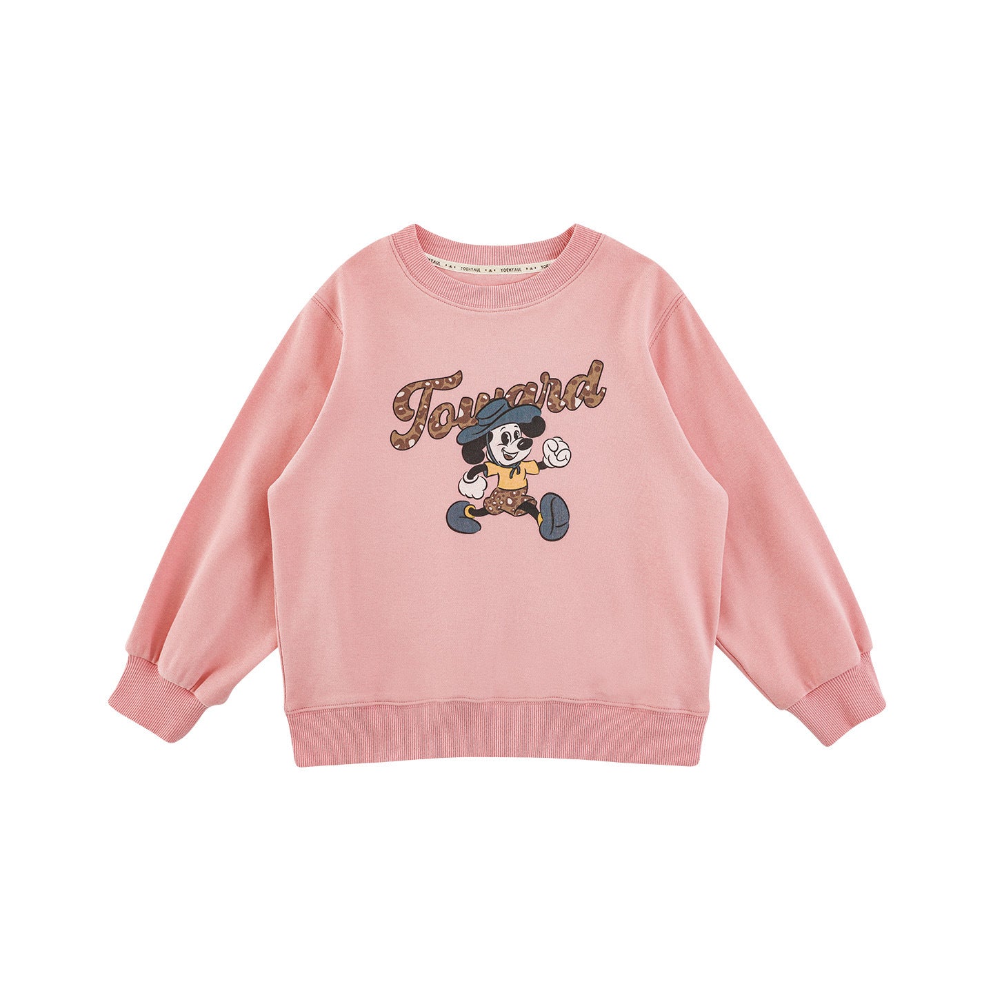 CA25112717女童百搭加絨衛衣2025秋季兒童童趣可愛百變卡通範保暖上衣長袖