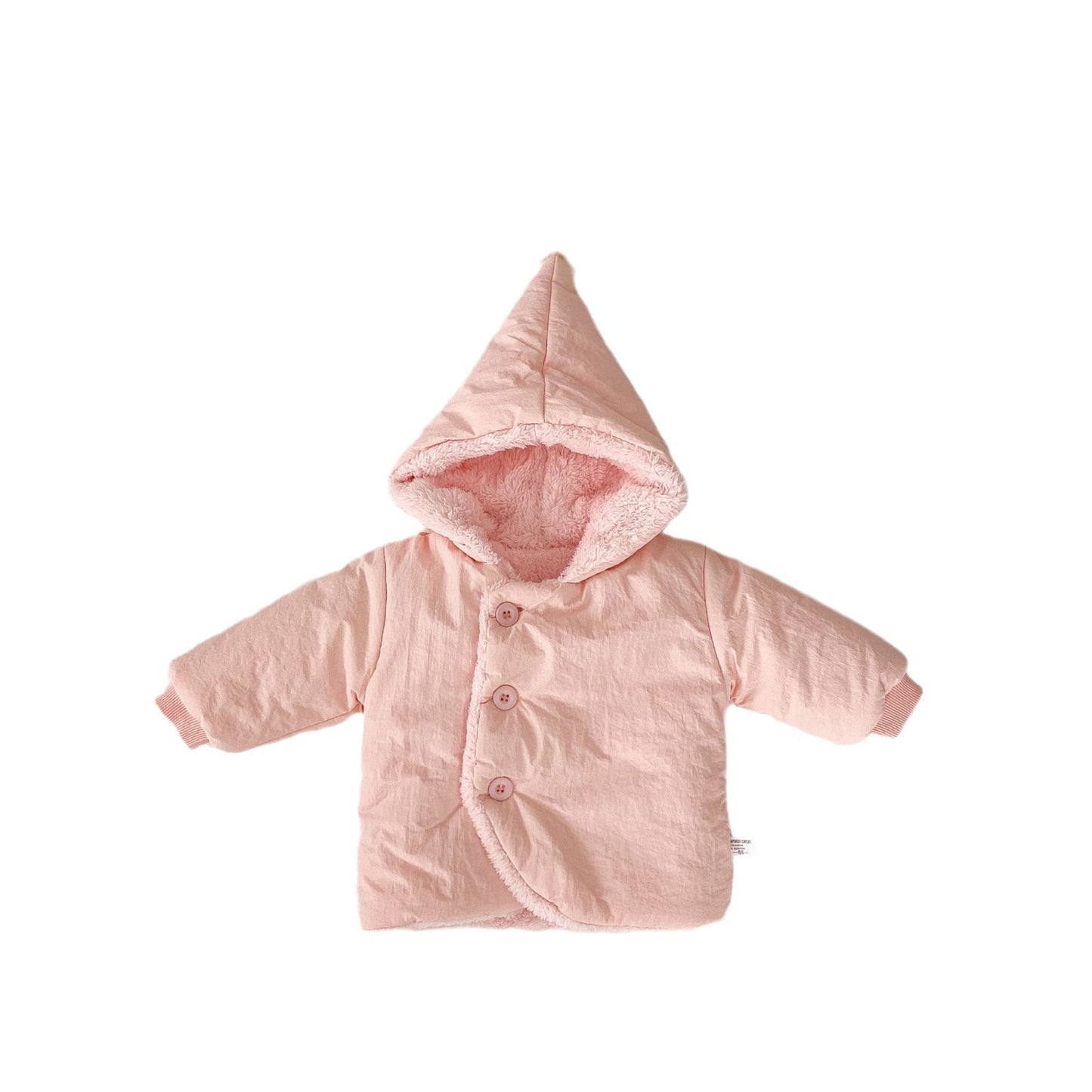 GK25121817冬季兒童棉外套韓版百搭加絨嬰兒棉衣加厚保暖連帽棉質外套(➡️2件或2套起,廠商才有出貨)(可以混搭開頭GK商品)