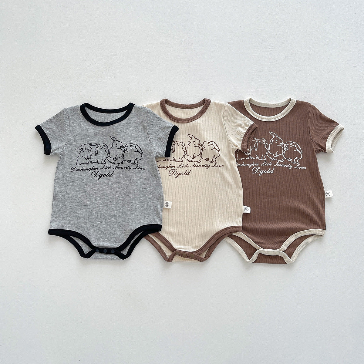 Z25022331嬰兒夏季刺繡碎花側腰蝴蝶結嬰幼兒哈衣女寶寶無袖薄款爬服