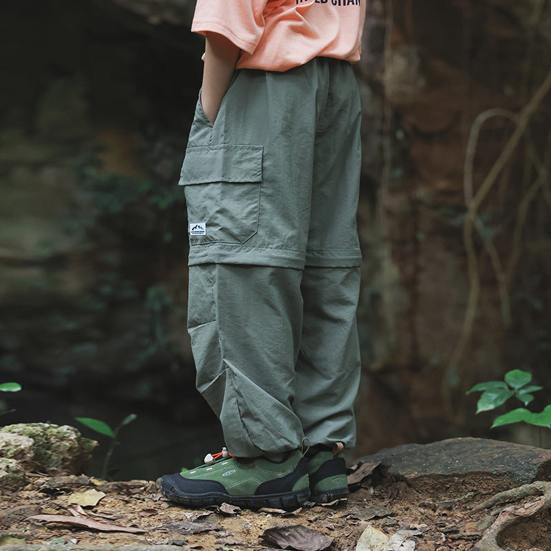 FK26032009猿寶社2026春季新款兒童戶外速乾工裝褲子男童可感腿褲批發(FK開頭~需混搭3件~廠商才有出貨哦)(品質很好,請放心購買)