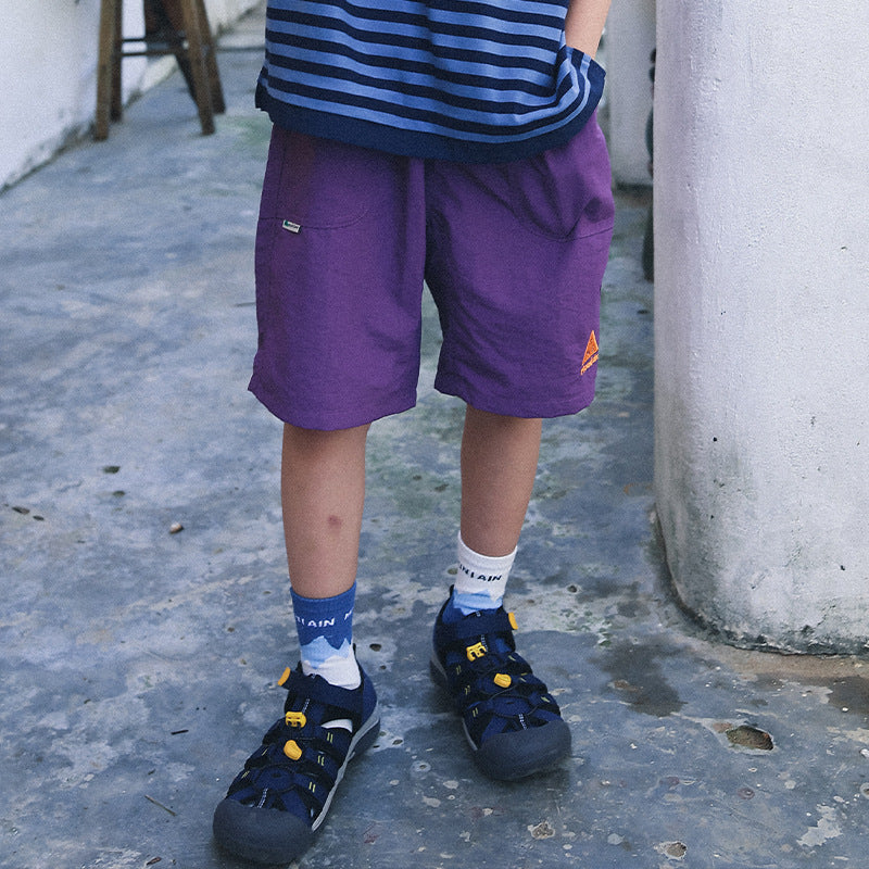 FK26032002山系戶外男童運動短褲2026夏季兒童百搭短褲中大童速乾涼感五分褲(FK開頭~需混搭3件~廠商才有出貨哦)(品質很好,請放心購買)