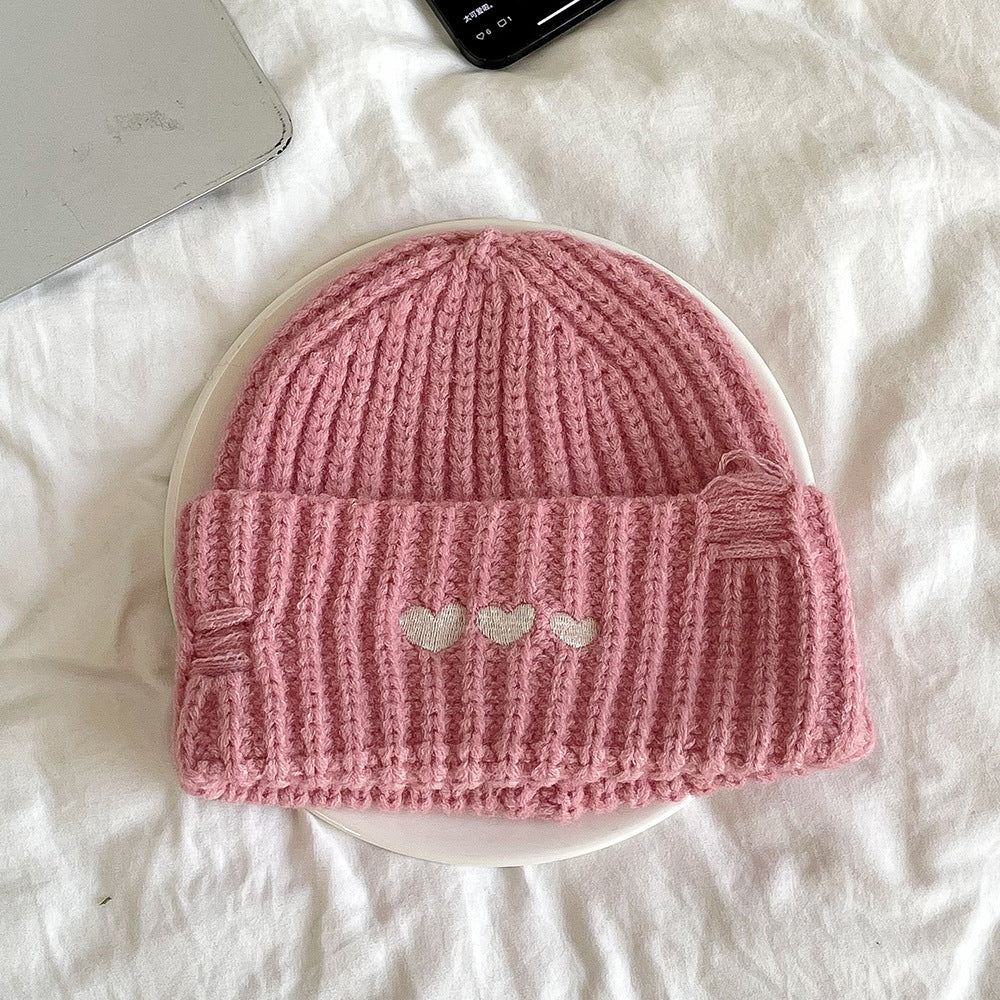 Z26010236新款兒童帽子圍巾復古鎖邊針織麻花圍巾加厚保暖男童女童二件套帽(2件起批)