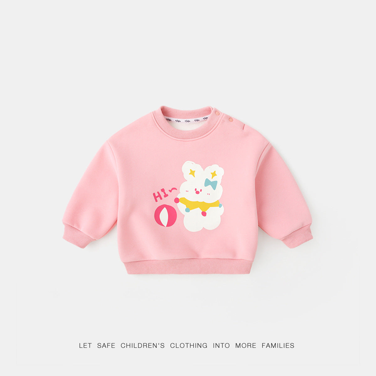 CA25112705男童加絨衛衣冬季新款兒童上衣洋氣女童衣服男童裝加絨冬裝類潮