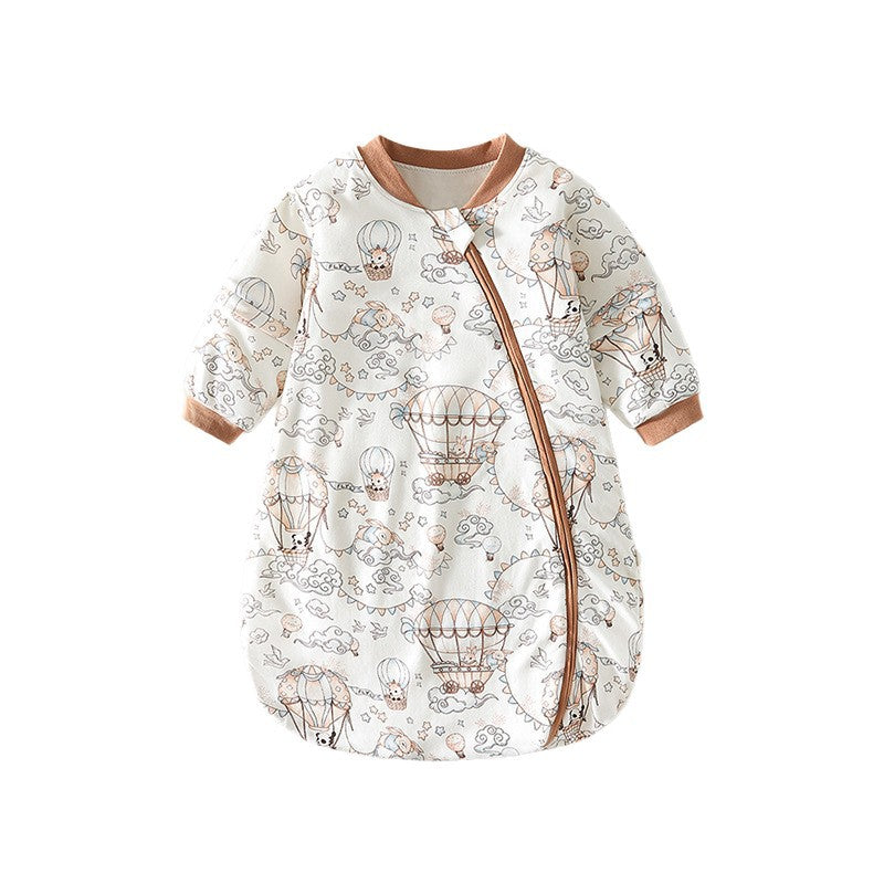 GJ25102120嬰兒恆溫睡袋春秋夾棉寶寶U型60克睡衣新生兒式多功能防踢被