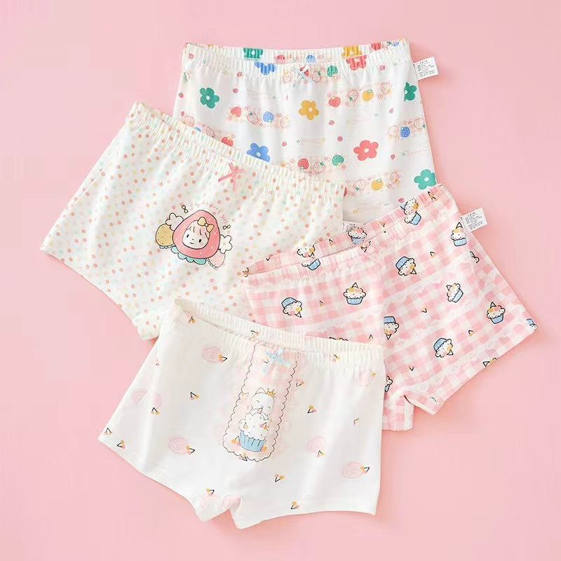 SB26030204女童內褲純棉A類棉兒童短褲女孩小童平角褲不夾屁股夏季薄款