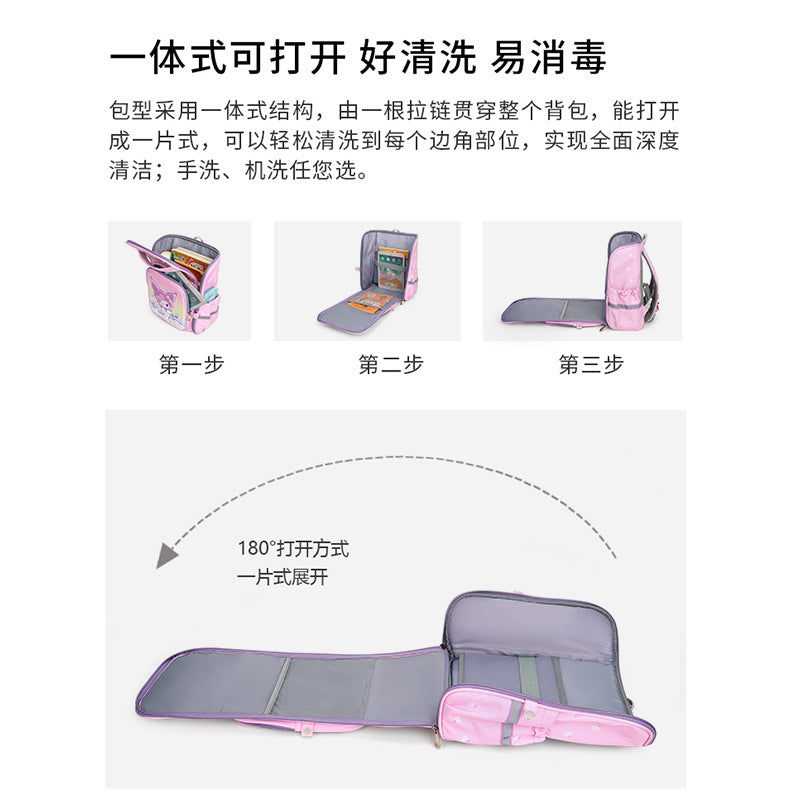 Z25022302拉桿書包小學生庫洛米三到六年級女爬樓梯六輪防水大容量