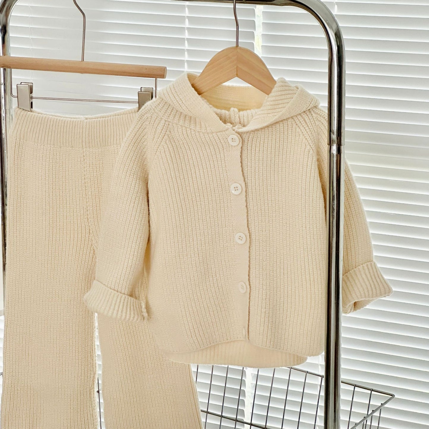 CF25091917韓版兒童秋冬季女孩可愛針織毛衣裙子童裝親子裝休閒加厚套裝