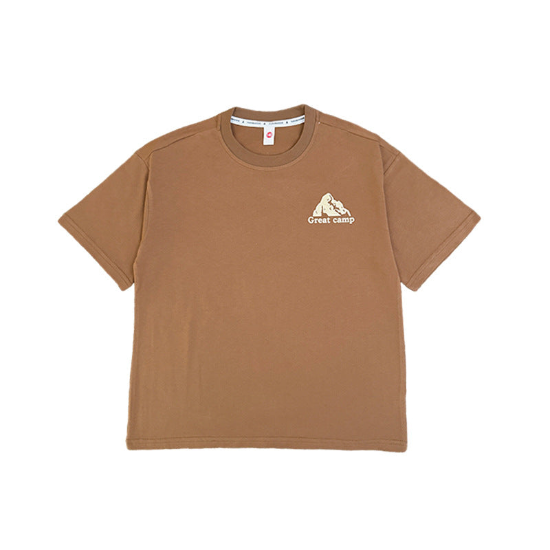 FK26032005現貨山系戶外童裝兒童短袖t卹夏季新款男童圓領上衣兒童純棉衣服(FK開頭~需混搭3件~廠商才有出貨哦)(品質很好,請放心購買)