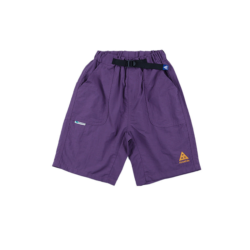 FK26032002山系戶外男童運動短褲2026夏季兒童百搭短褲中大童速乾涼感五分褲(FK開頭~需混搭3件~廠商才有出貨哦)(品質很好,請放心購買)