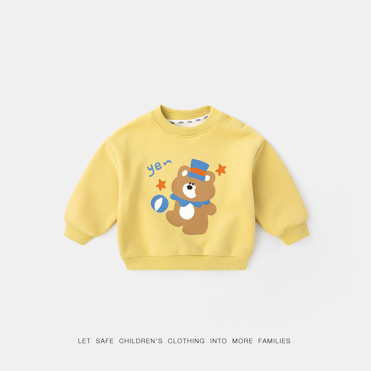 CA25112705男童加絨衛衣冬季新款兒童上衣洋氣女童衣服男童裝加絨冬裝類潮