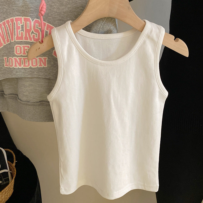 Z26010241潮範字母短款衛衣打底背心帽衫兩件組春季時尚洋氣時尚工裝褲