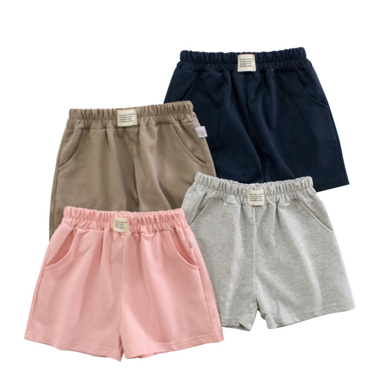 D23041801夏季新款女童短褲兒童運動褲子